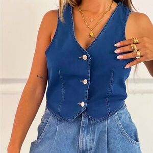 NWOT ✨ Denin Vest